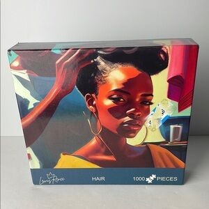 Lewis Renee African American Woman Puzzle Hair
